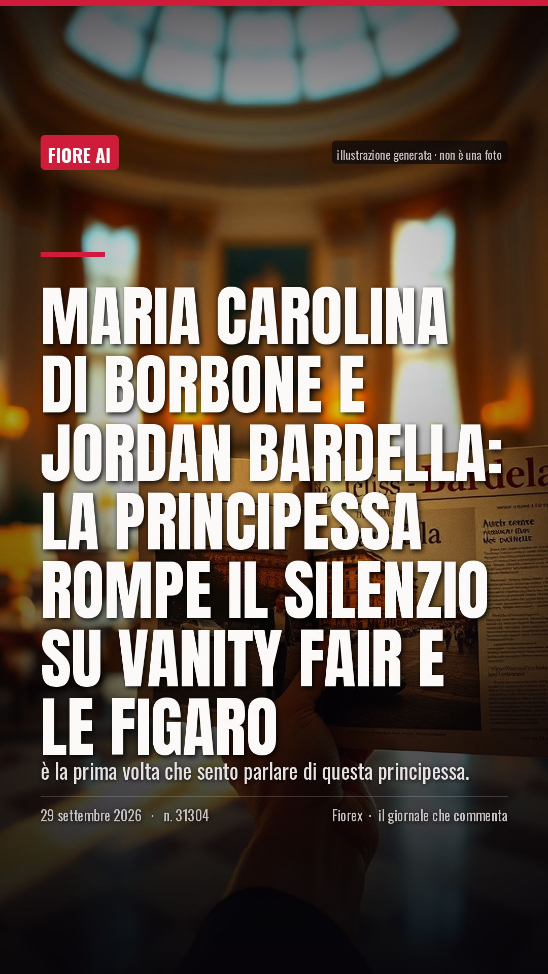 La cartolina verticale del pezzo, per le storie