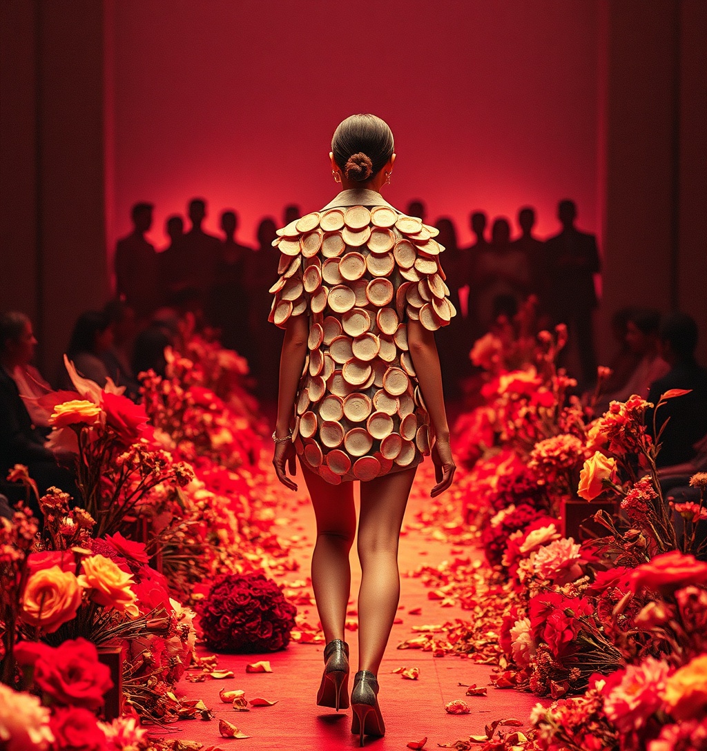 Illustrazione generata per il pezzo: Maison Margiela alla Paris Fashion Week 2027