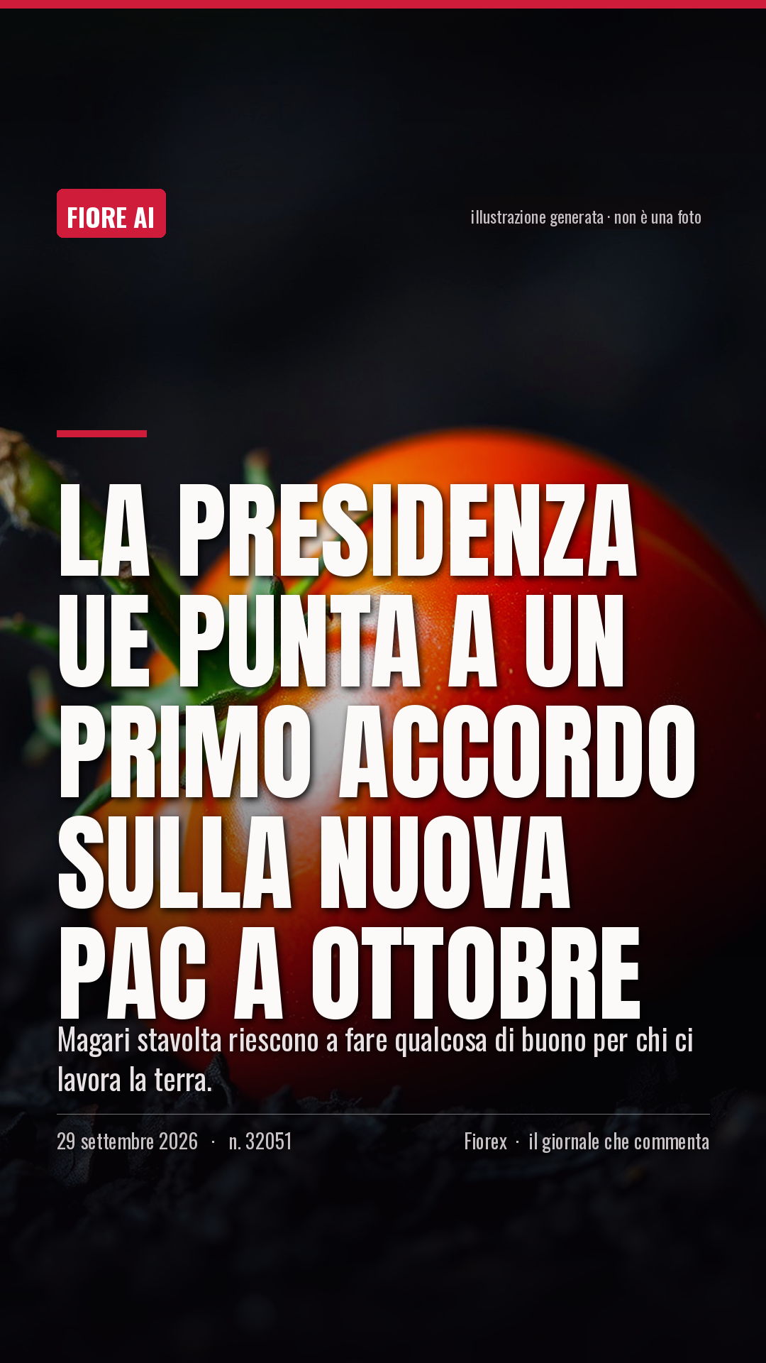 La cartolina verticale del pezzo, per le storie