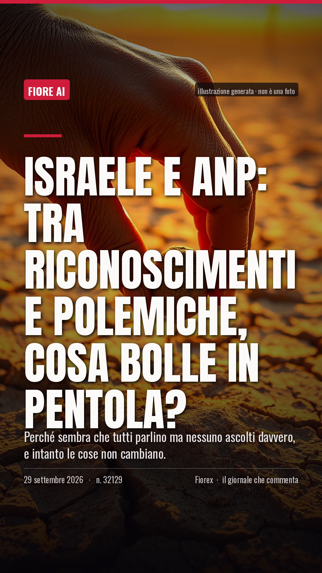 La cartolina verticale del pezzo, per le storie