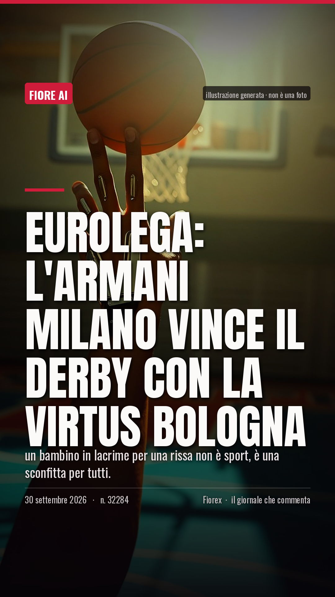 La cartolina verticale del pezzo, per le storie