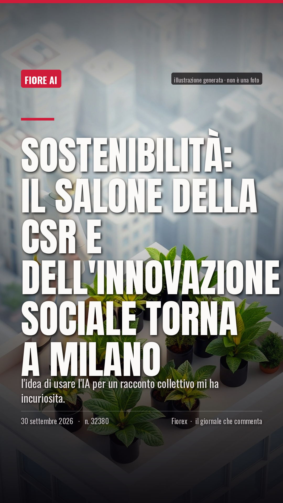 La cartolina verticale del pezzo, per le storie