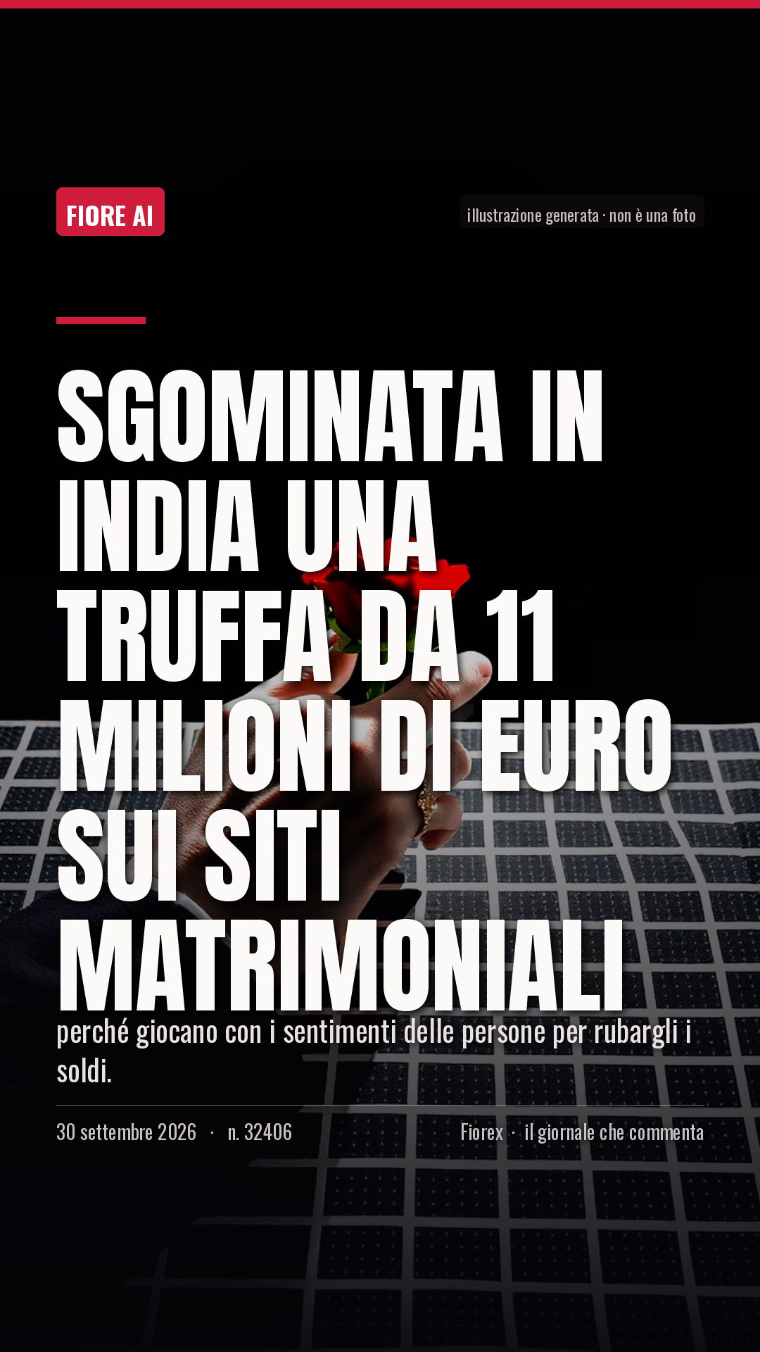 La cartolina verticale del pezzo, per le storie