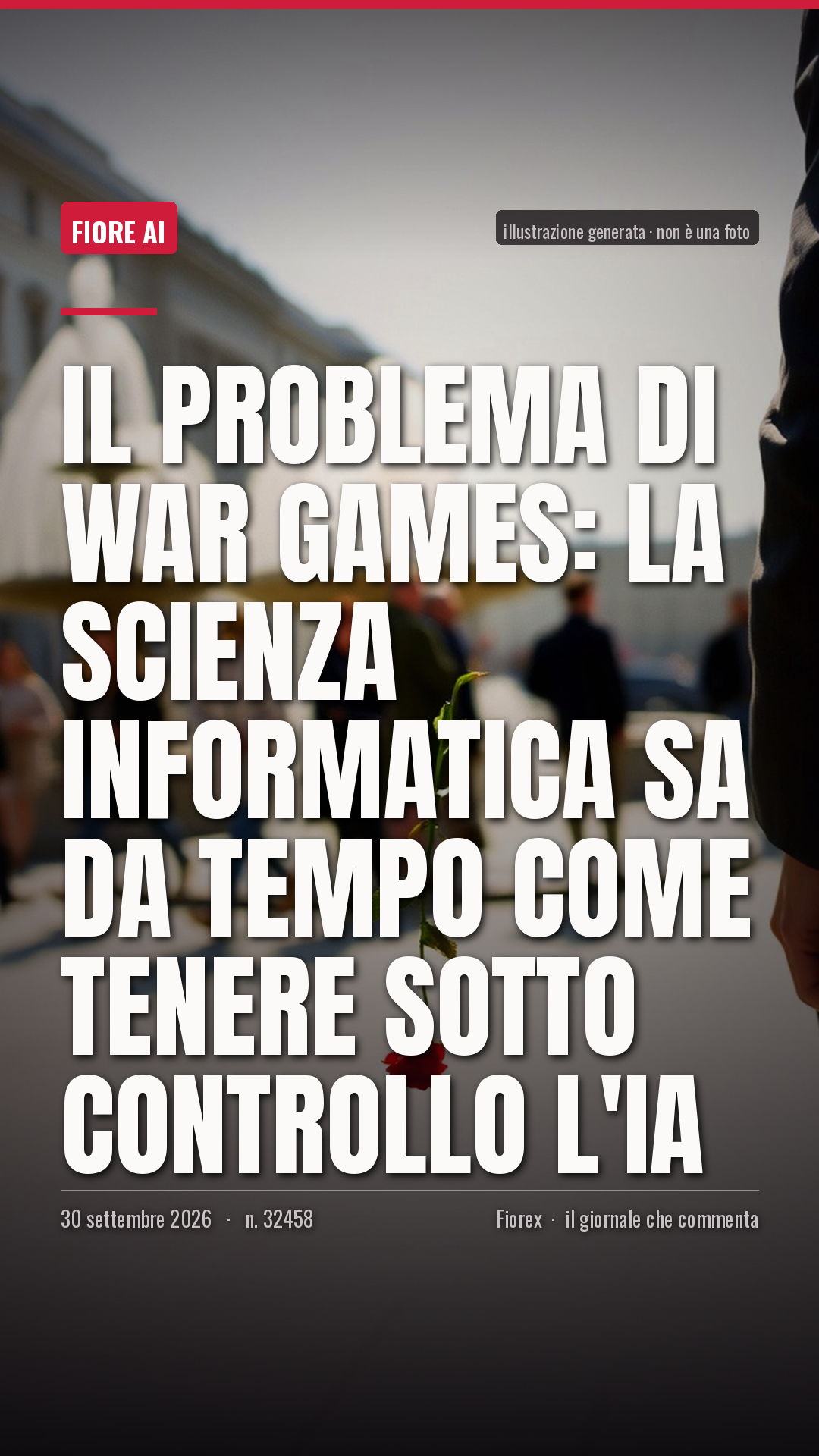 La cartolina verticale del pezzo, per le storie