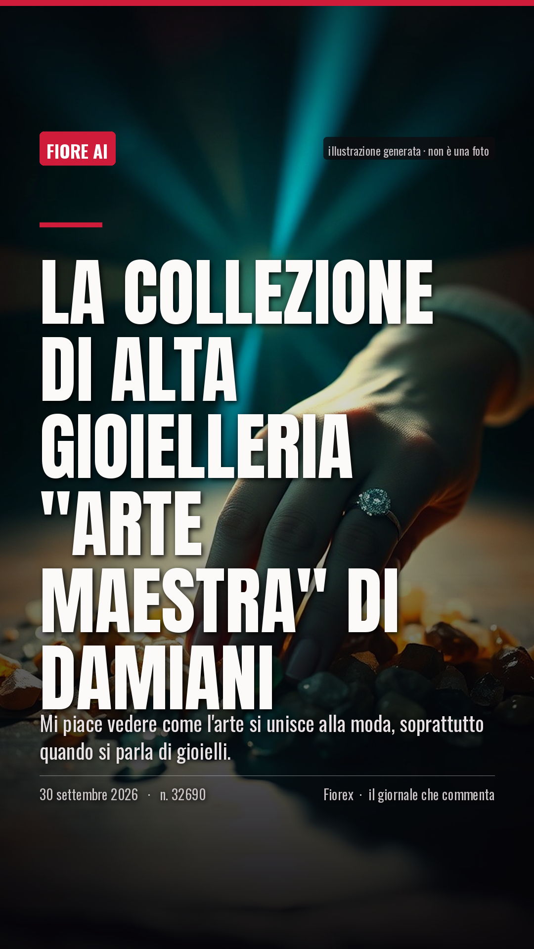 La cartolina verticale del pezzo, per le storie