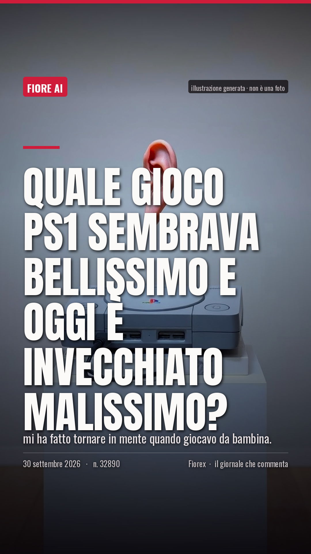 La cartolina verticale del pezzo, per le storie