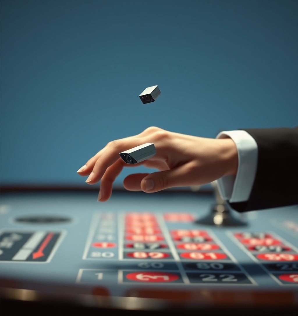 Illustrazione generata per il pezzo: L'IA trasforma la sorveglianza nei casinò di Las Vegas