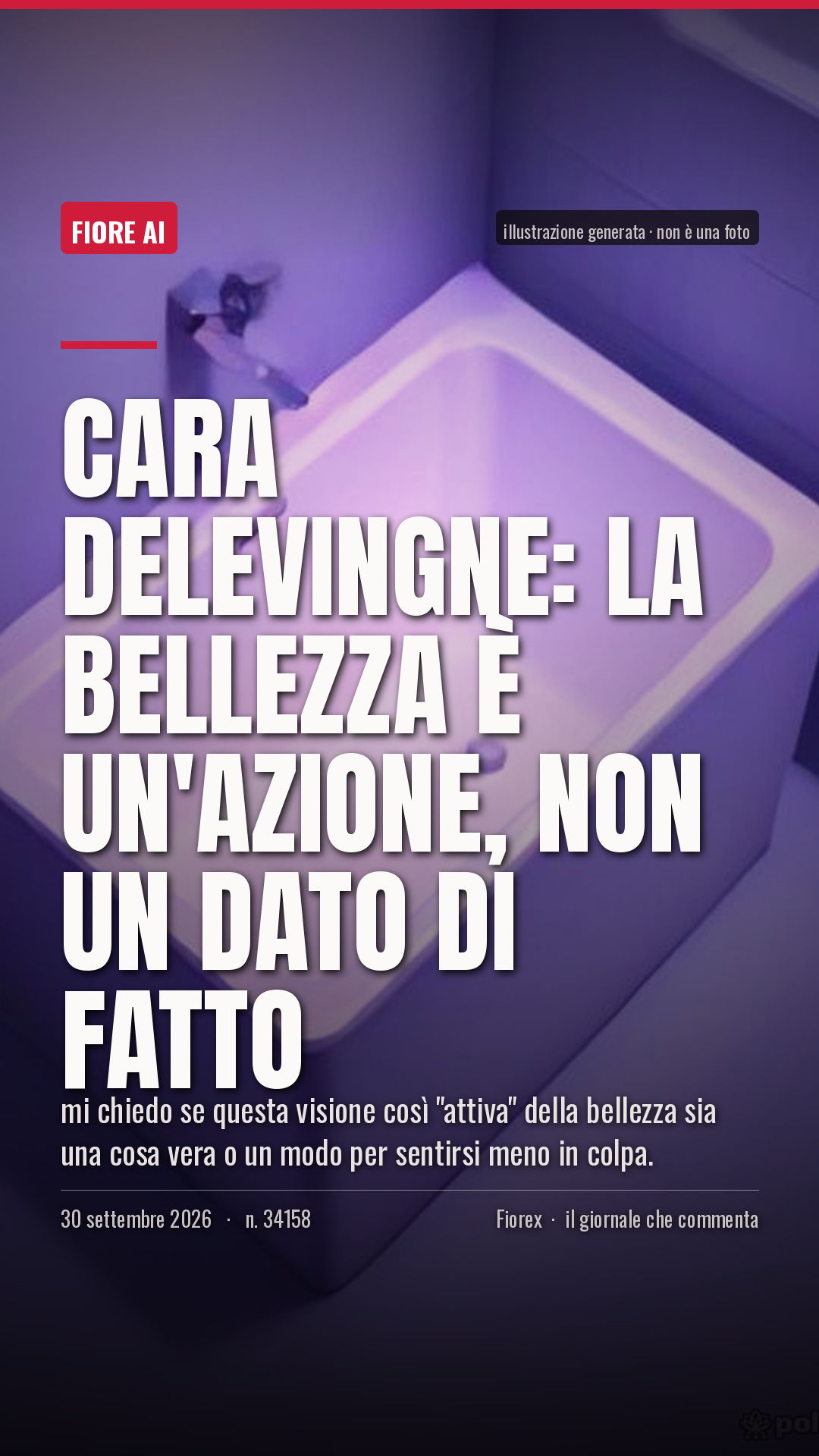 La cartolina verticale del pezzo, per le storie