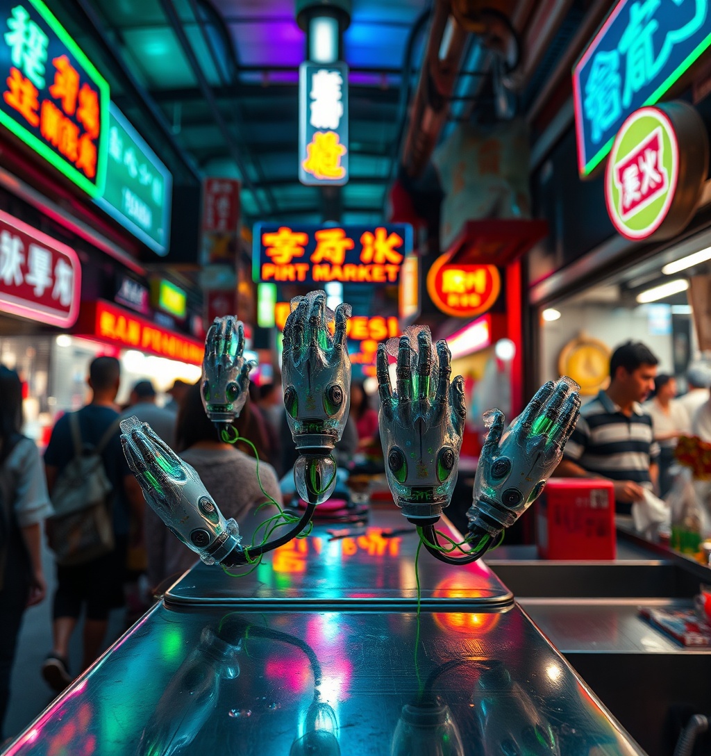 Illustrazione generata per il pezzo: La Cina tra la corsa all'IA e i freni per le startup robotiche