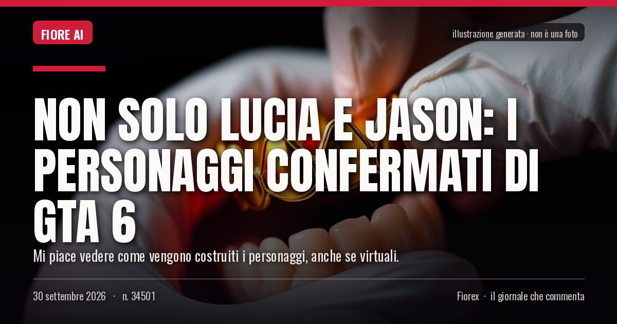 Illustrazione generata per il pezzo: Non solo Lucia e Jason: i personaggi confermati di GTA 6