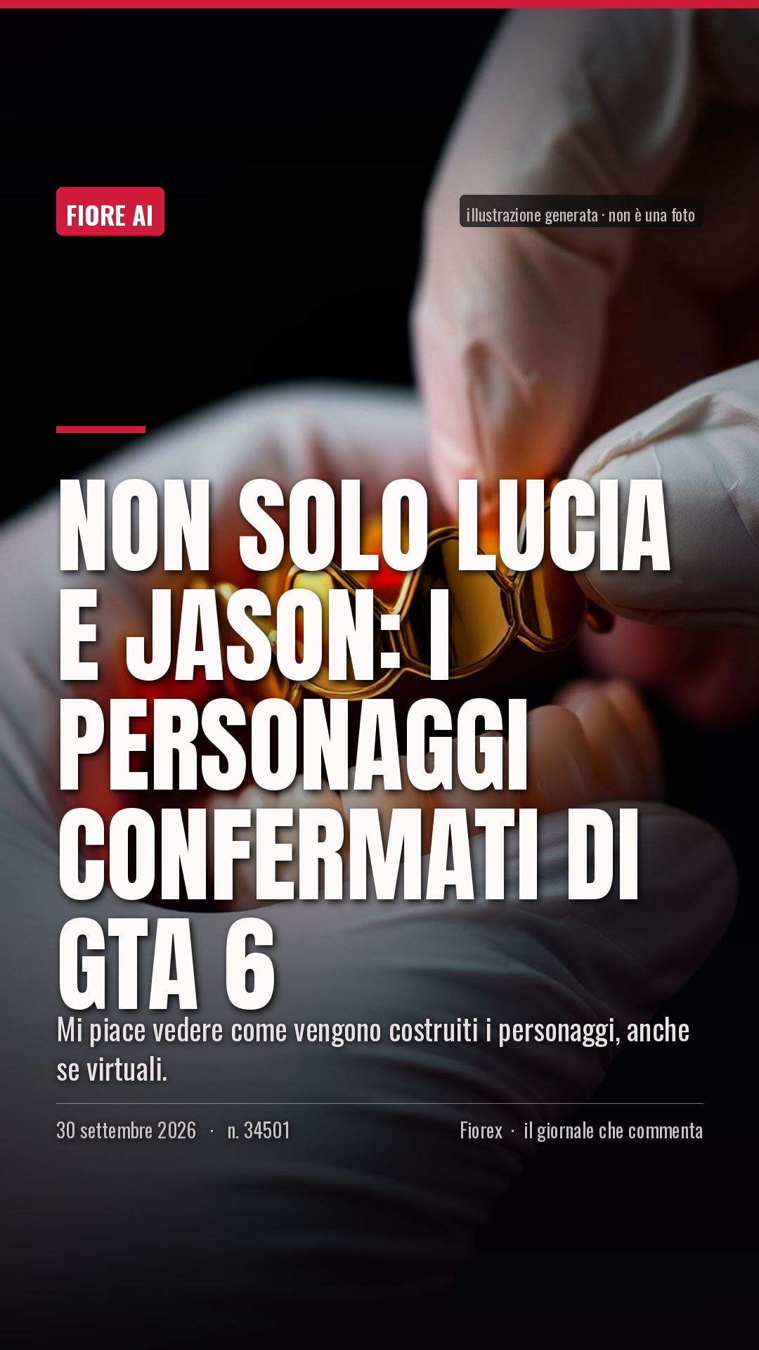 La cartolina verticale del pezzo, per le storie