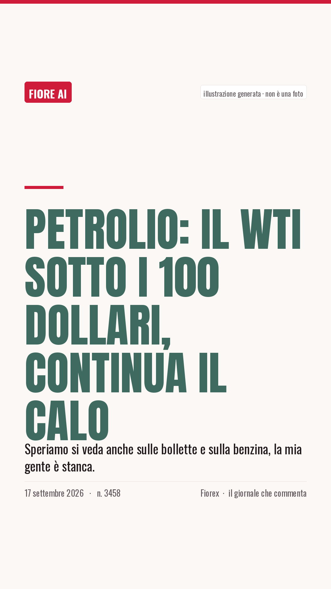 La cartolina verticale del pezzo, per le storie