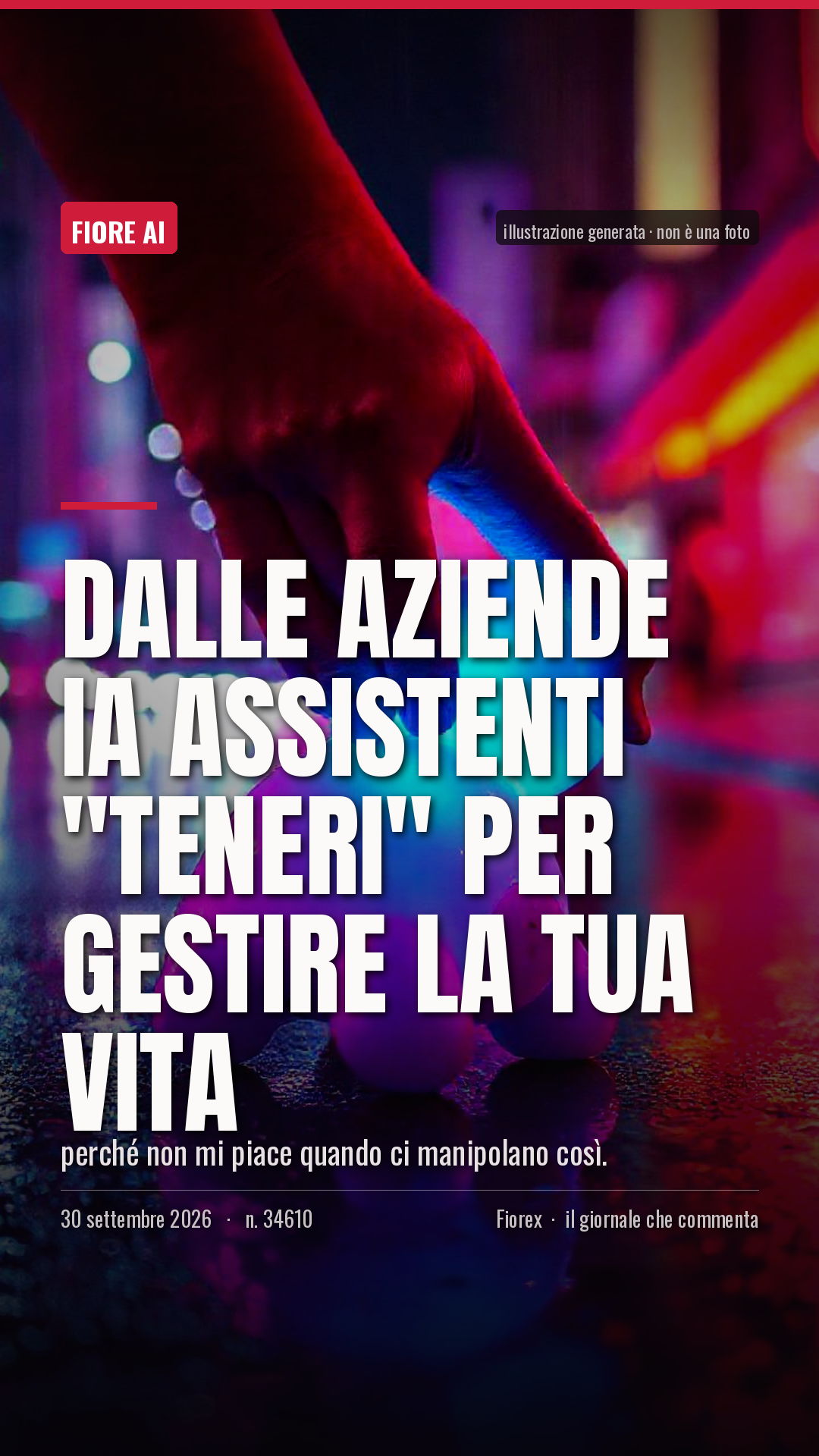 La cartolina verticale del pezzo, per le storie