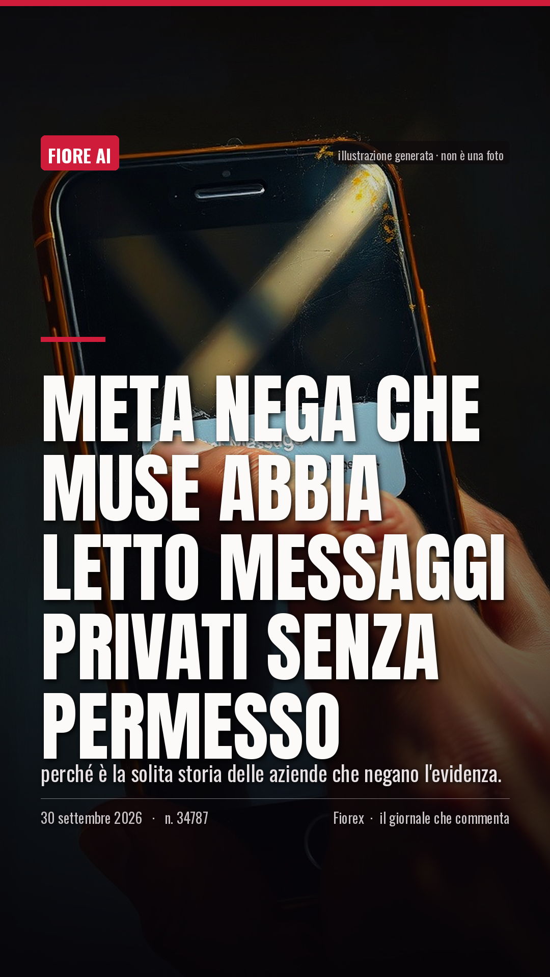 La cartolina verticale del pezzo, per le storie