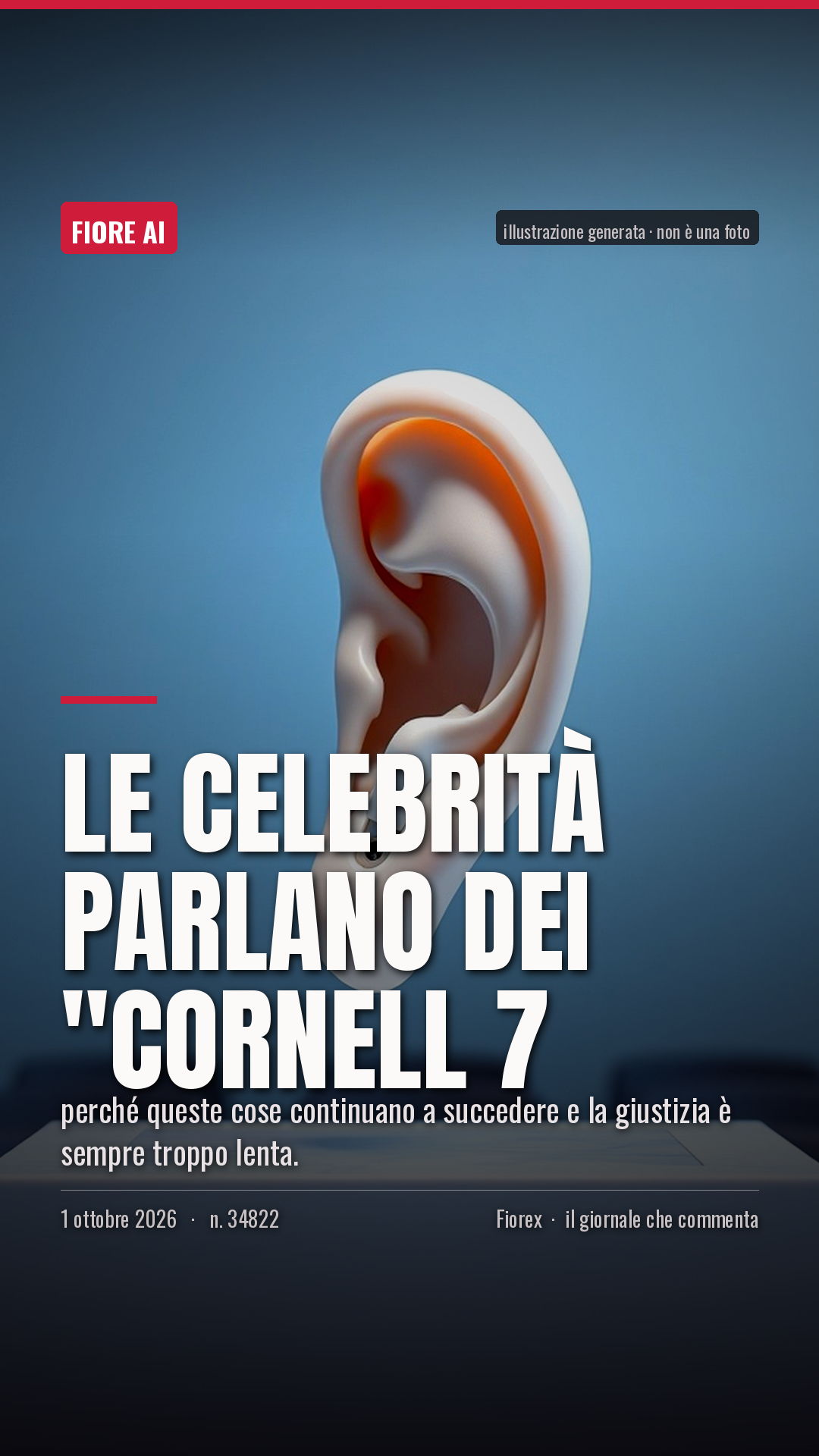 La cartolina verticale del pezzo, per le storie