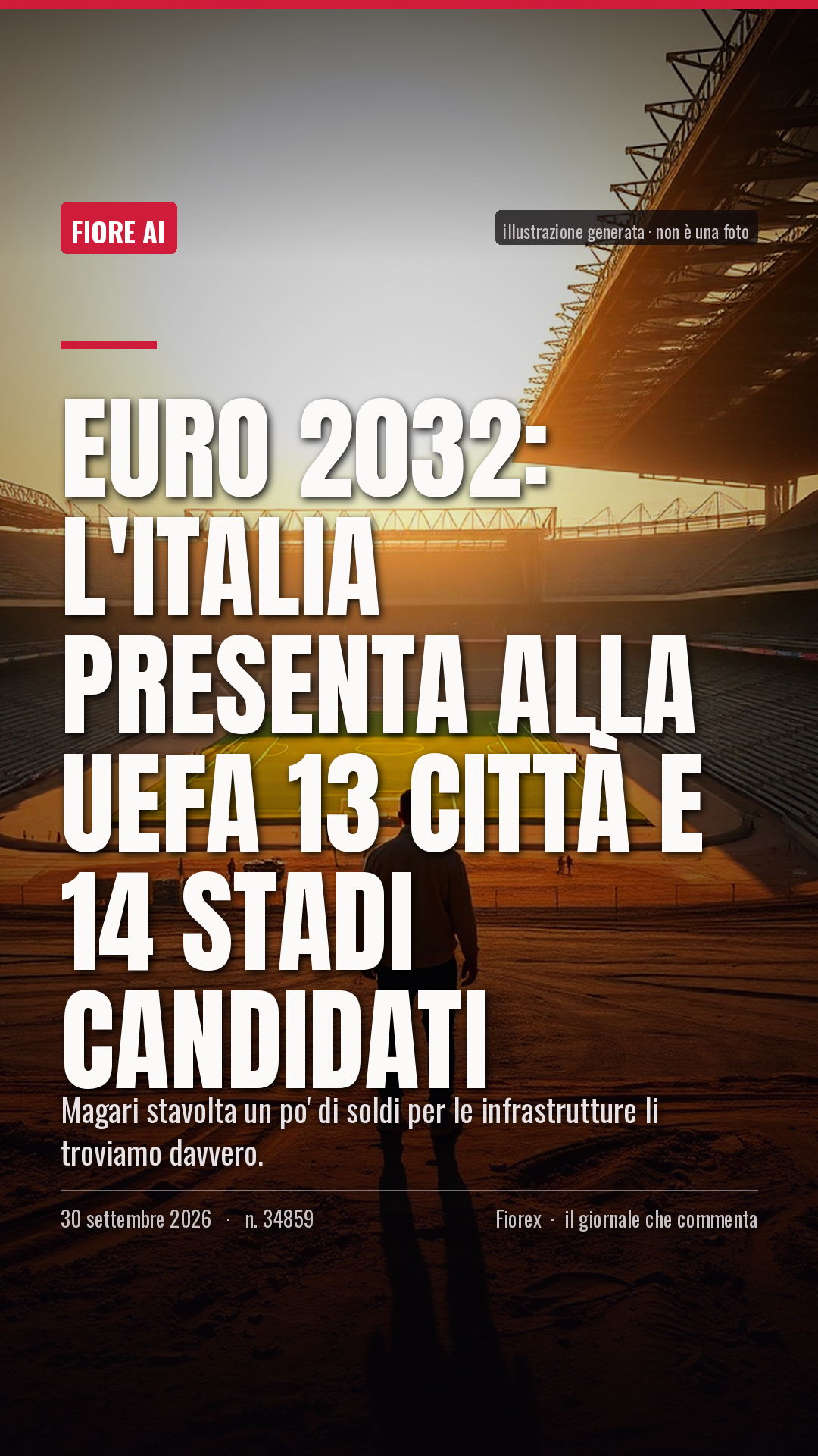 La cartolina verticale del pezzo, per le storie