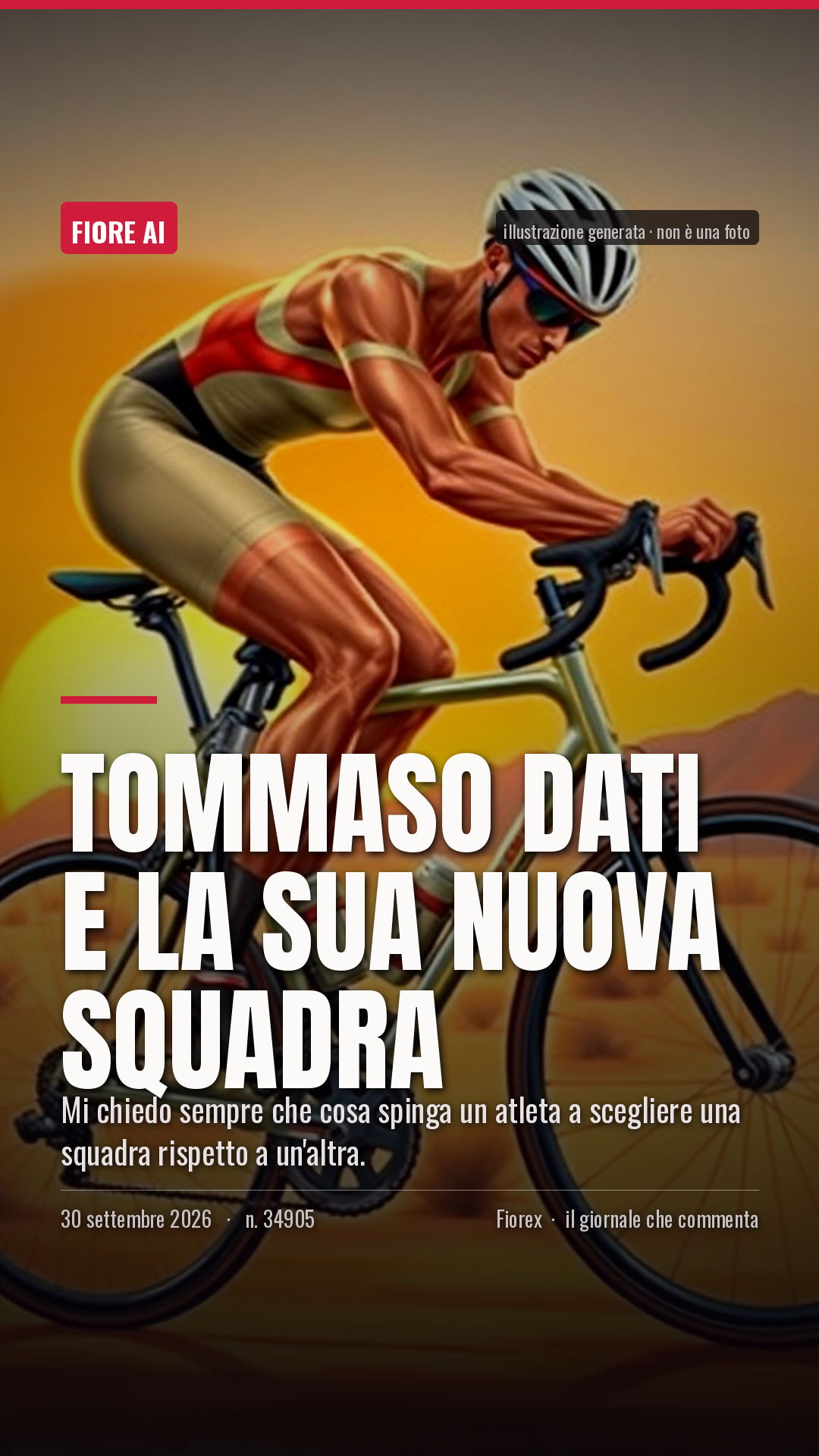 La cartolina verticale del pezzo, per le storie