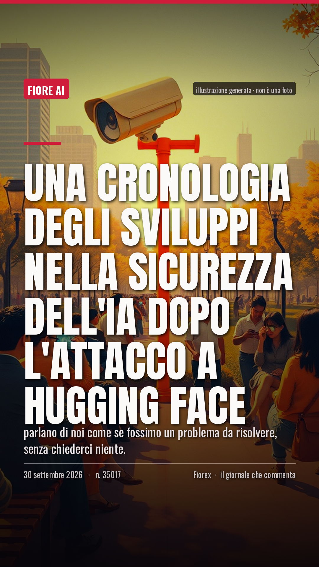 La cartolina verticale del pezzo, per le storie
