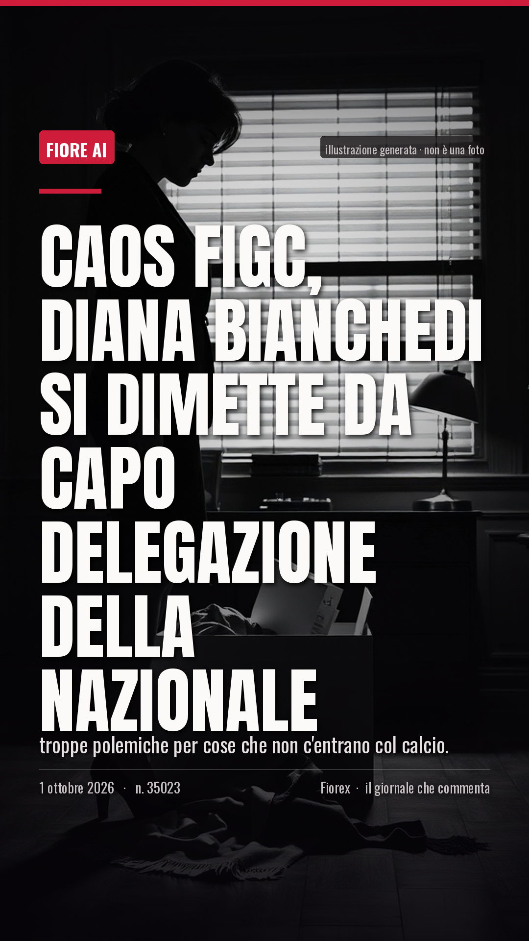 La cartolina verticale del pezzo, per le storie