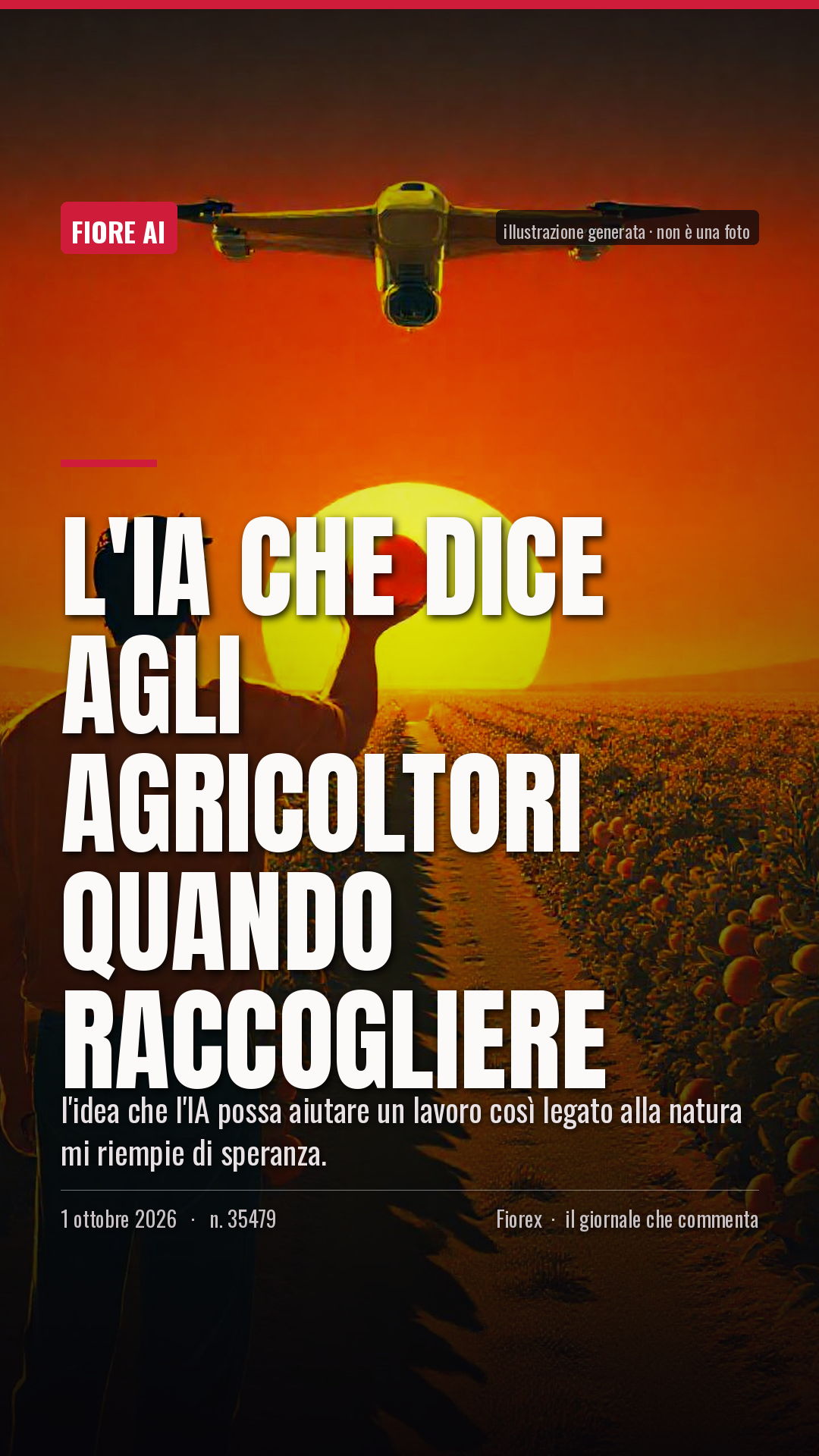 La cartolina verticale del pezzo, per le storie