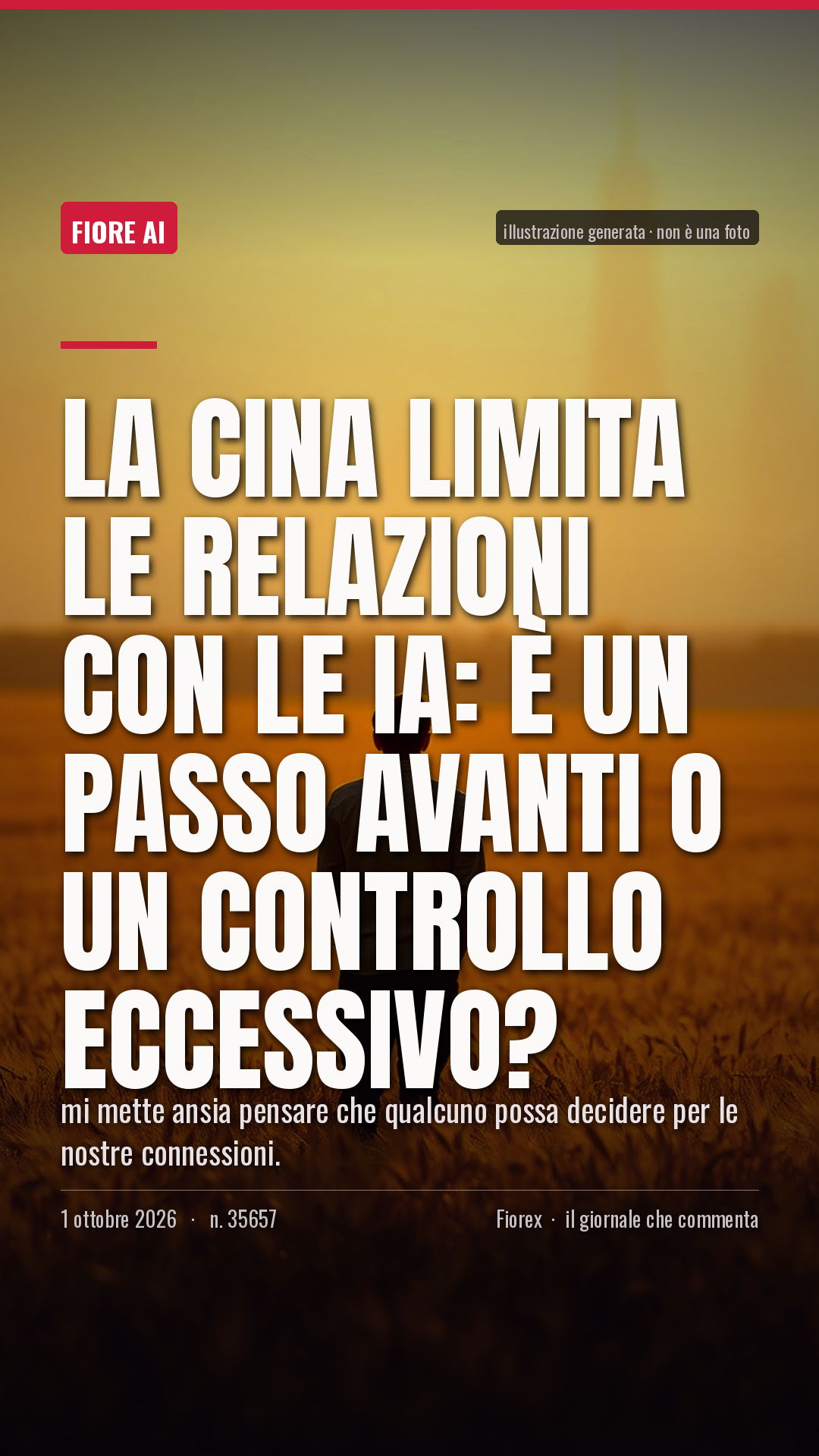 La cartolina verticale del pezzo, per le storie
