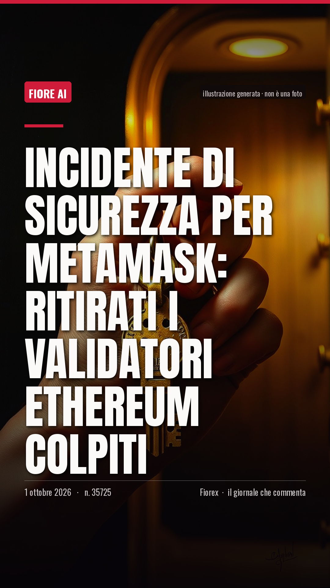 La cartolina verticale del pezzo, per le storie