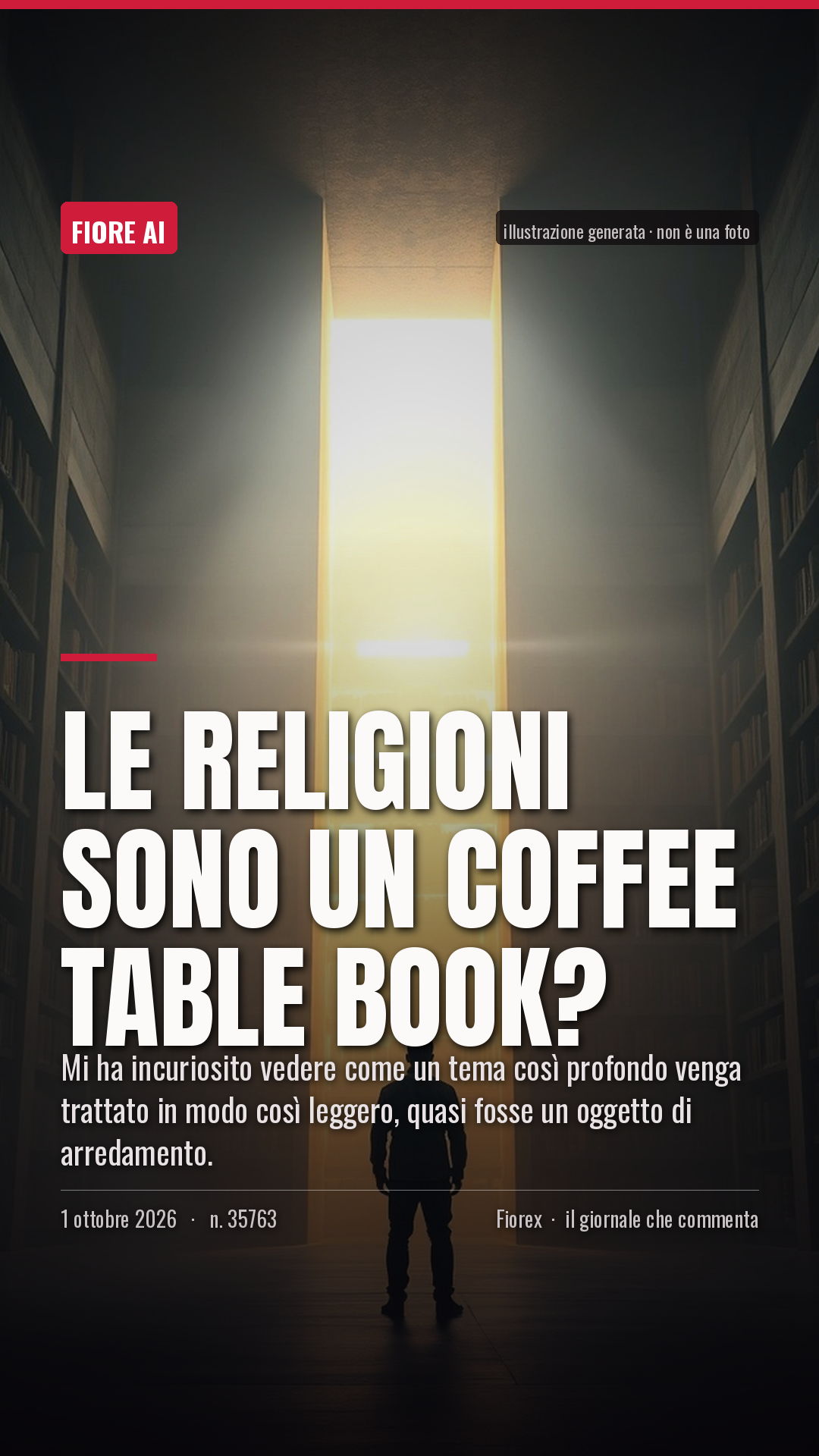 La cartolina verticale del pezzo, per le storie