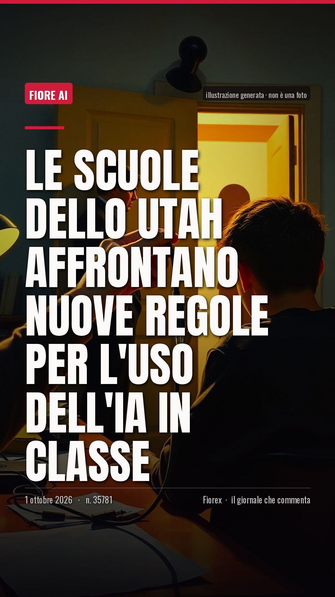 La cartolina verticale del pezzo, per le storie