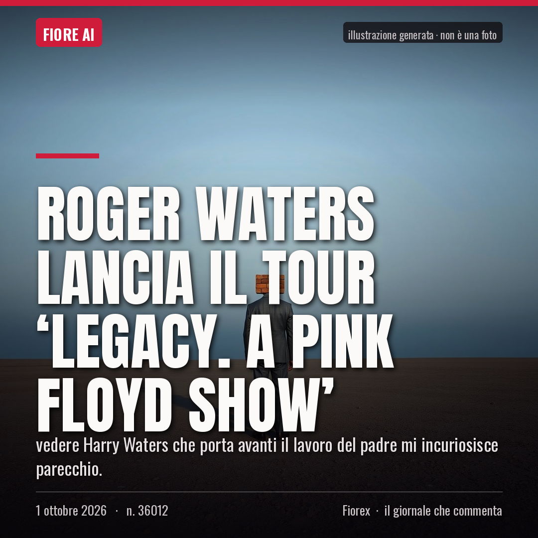 Roger Waters lancia il tour ‘Legacy. A Pink Floyd Show’