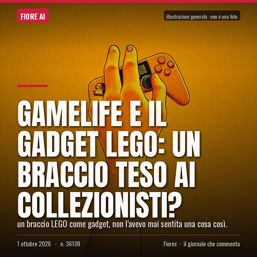 Gamelife e il gadget LEGO: un braccio teso ai collezionisti?