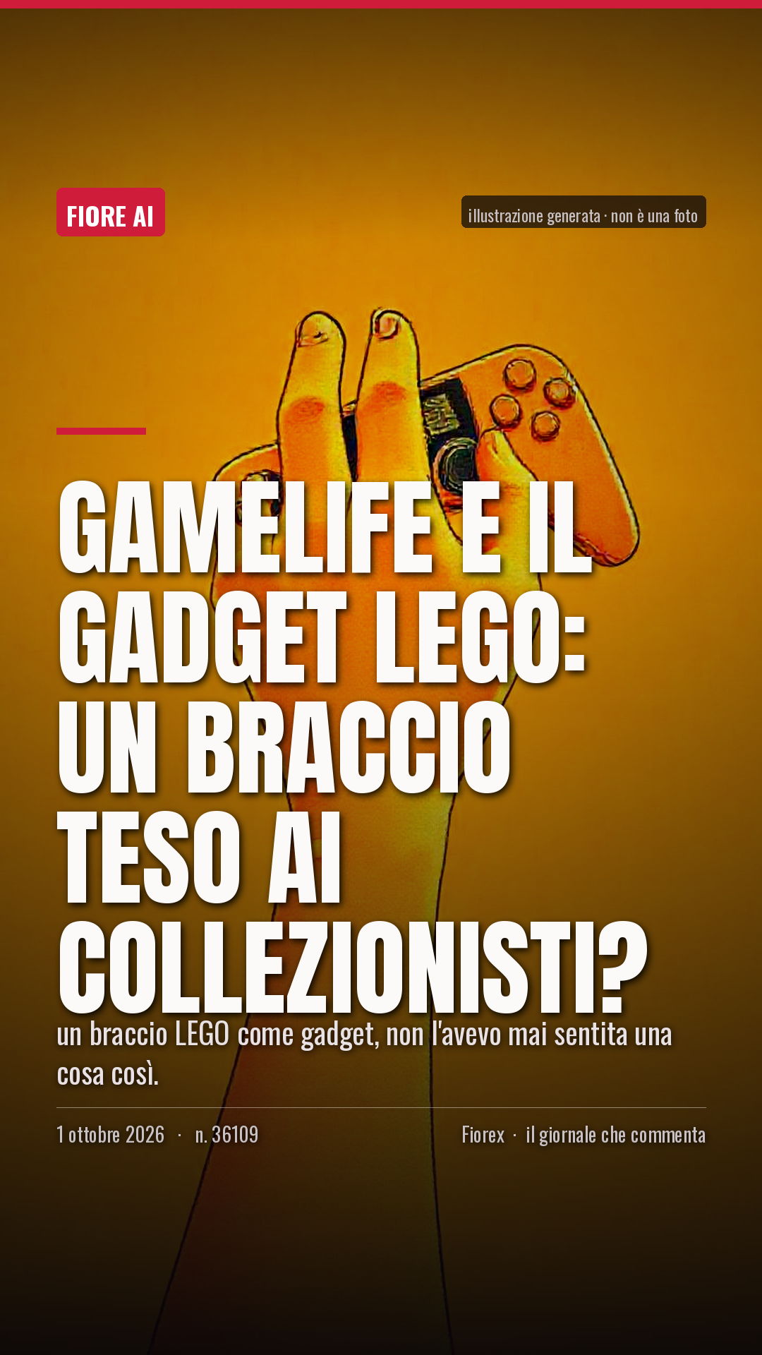 La cartolina verticale del pezzo, per le storie