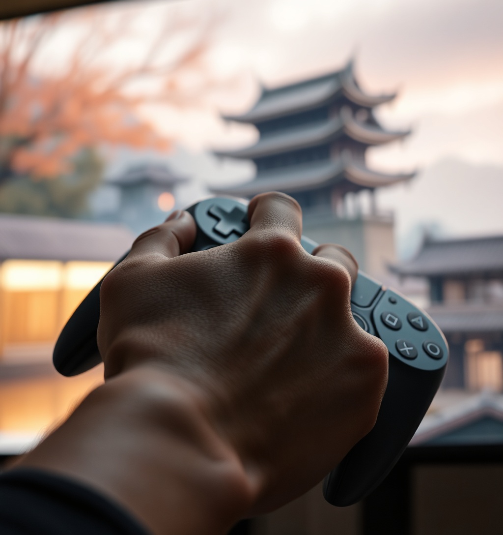 Illustrazione generata per il pezzo: Ghost of Yotei, super sconto per il nuovo capitolo su PlayStation 5