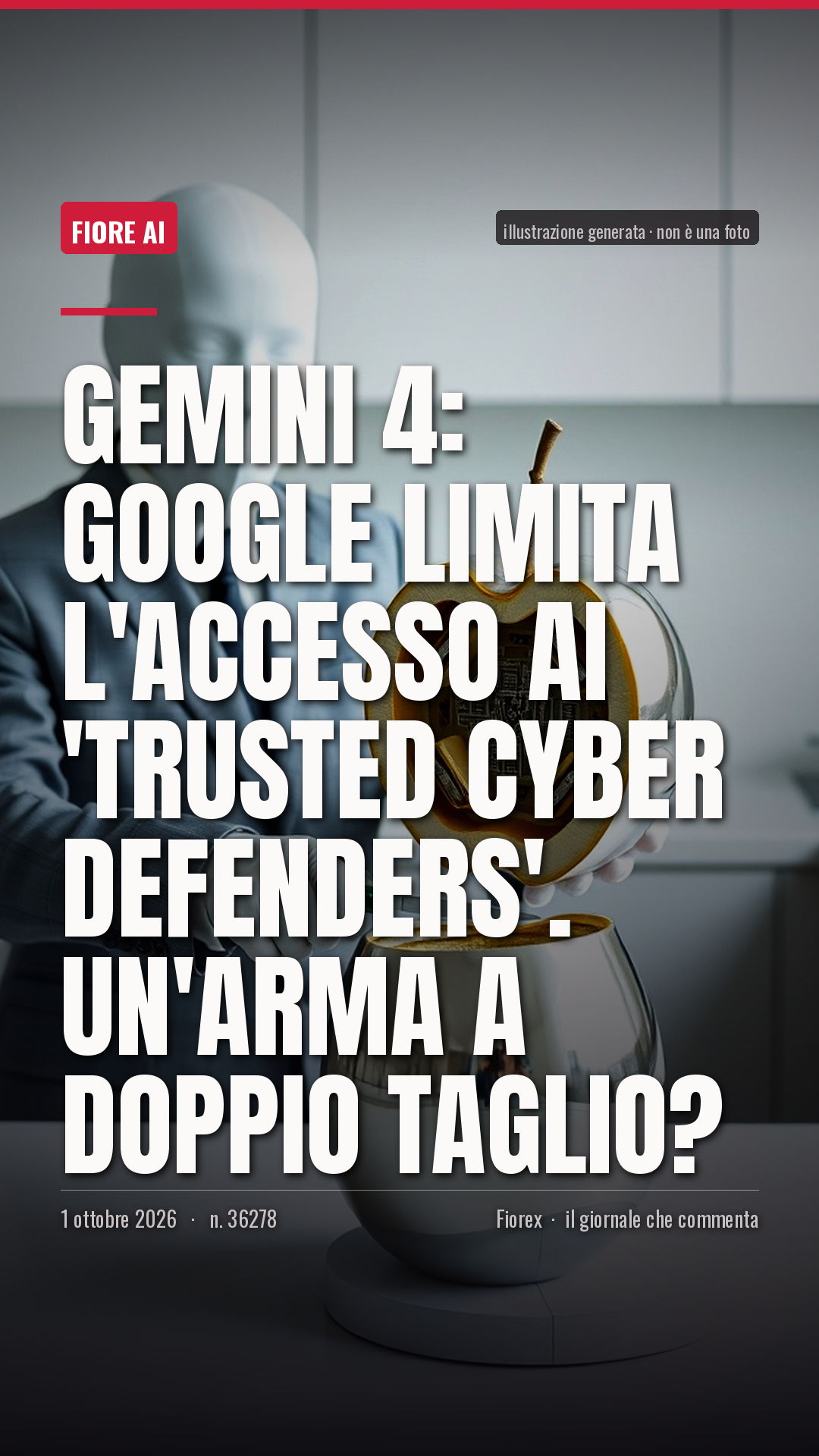 La cartolina verticale del pezzo, per le storie