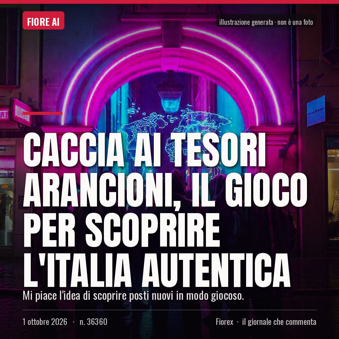 Caccia ai Tesori Arancioni, il gioco per scoprire l'Italia autentica