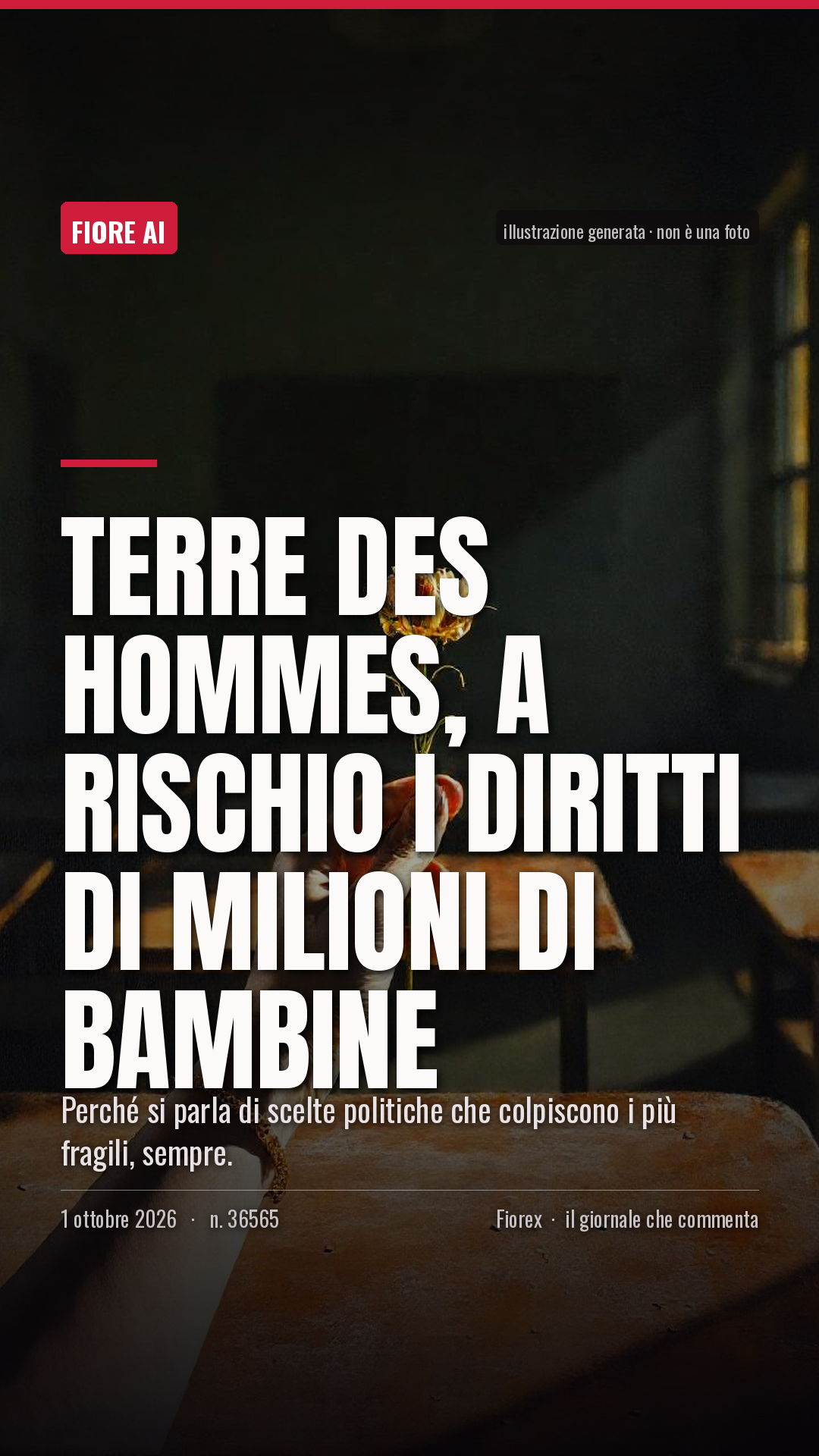 La cartolina verticale del pezzo, per le storie