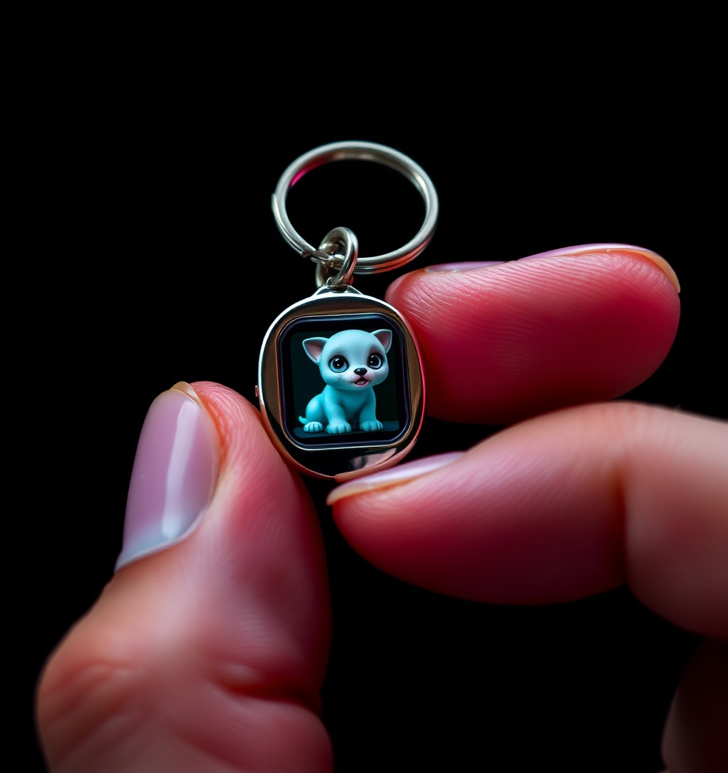 Illustrazione generata per il pezzo: Il dibattito sui “Tamagotchi AI” sta prendendo piede con l'arrivo di nuovi dispositivi. Meta ha presentato il suo Muse Charm, un gadget port