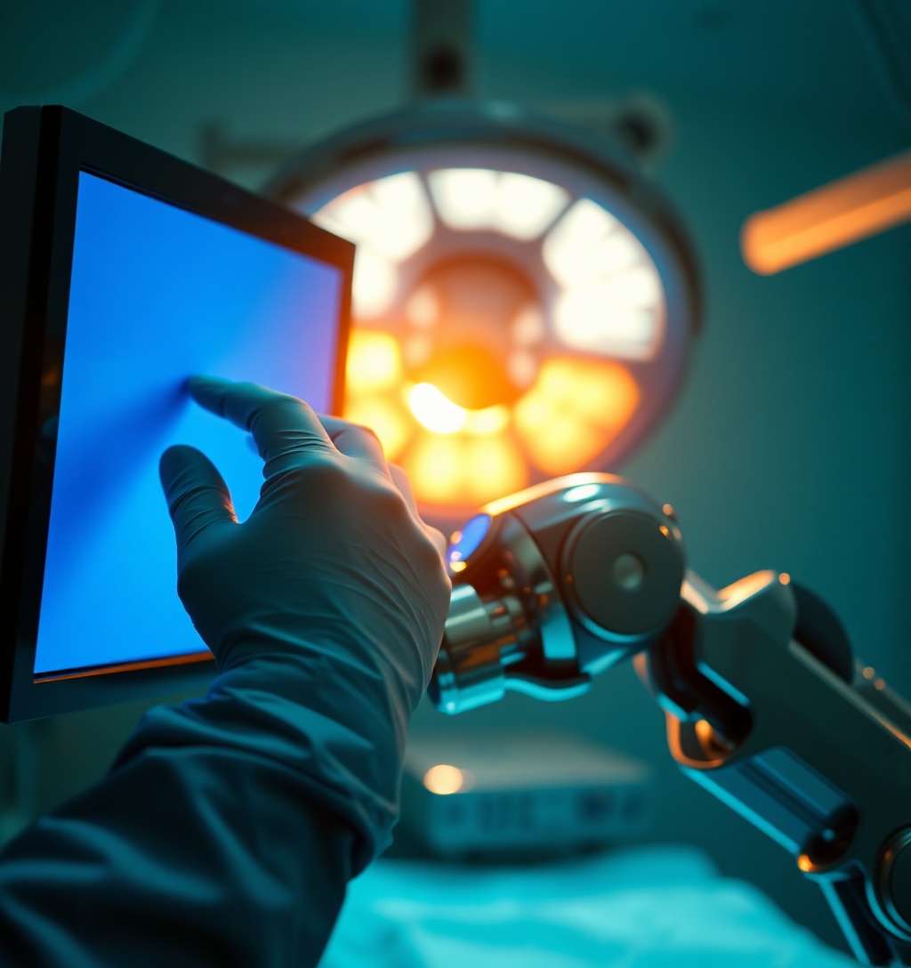 Illustrazione generata per il pezzo: Chirurgia robotica, più sopravvivenza e meno complicanze per alcuni tumori