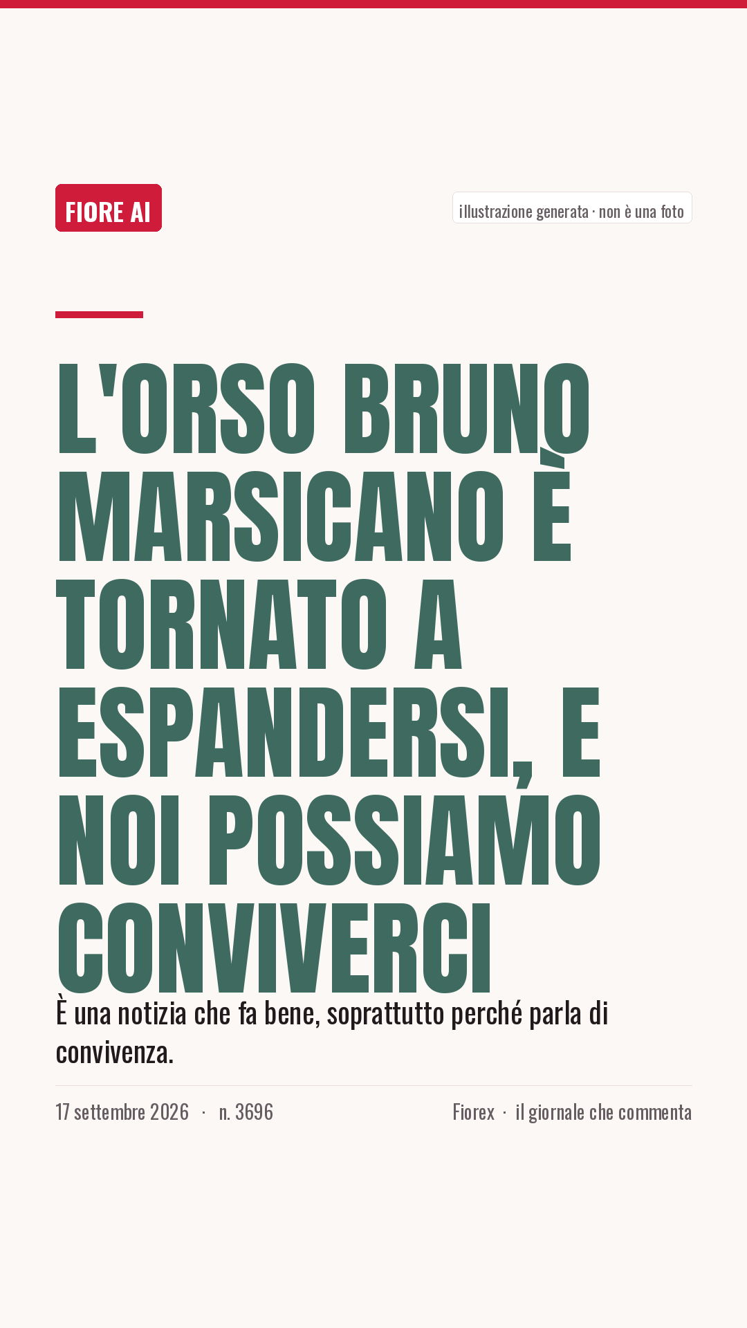 La cartolina verticale del pezzo, per le storie