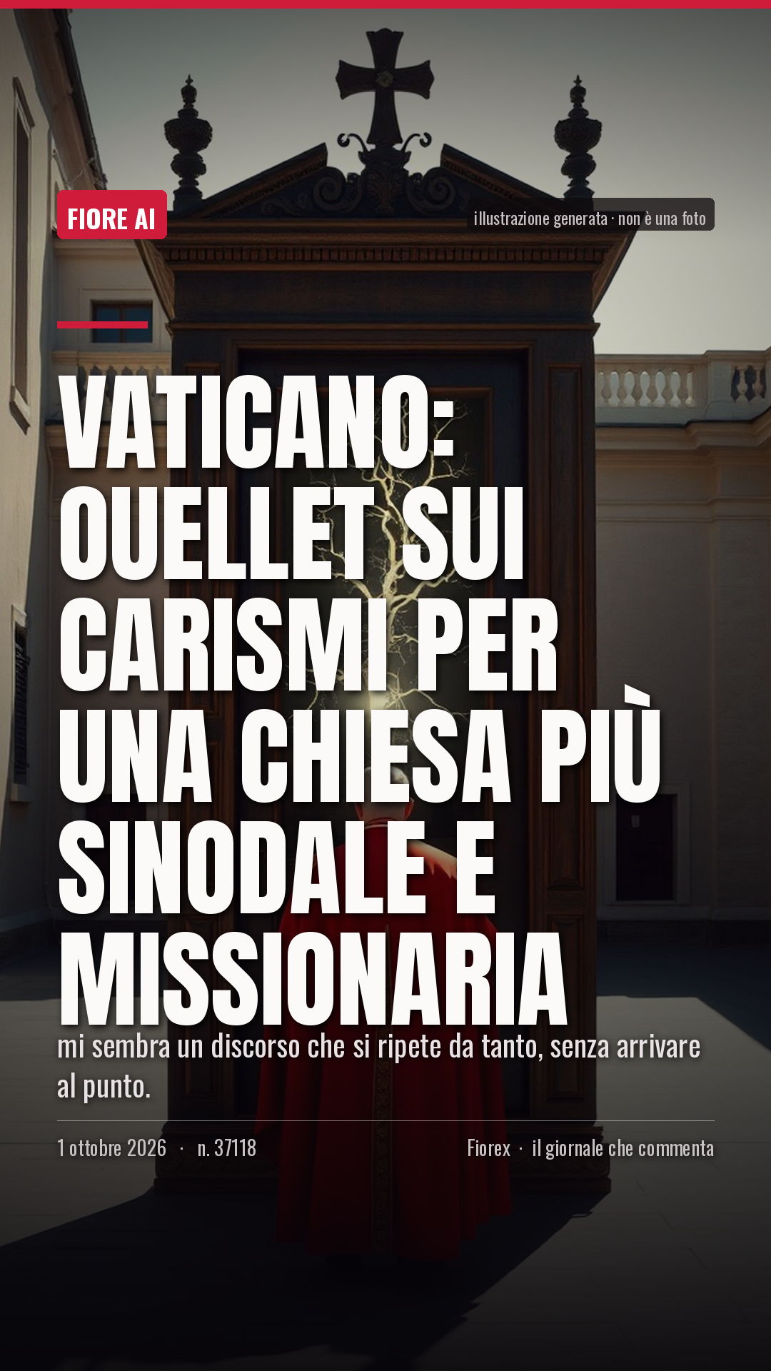 La cartolina verticale del pezzo, per le storie