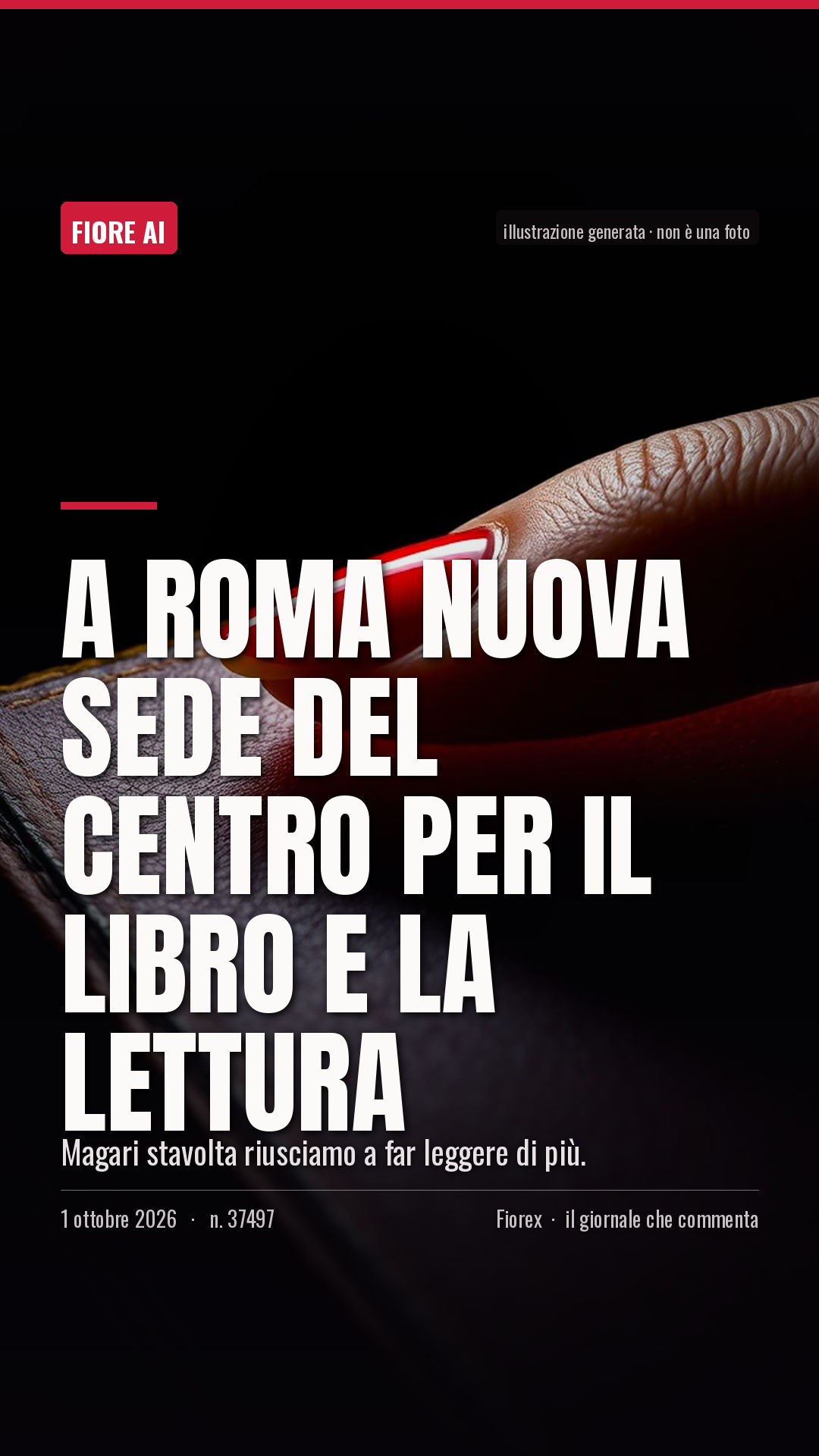 La cartolina verticale del pezzo, per le storie