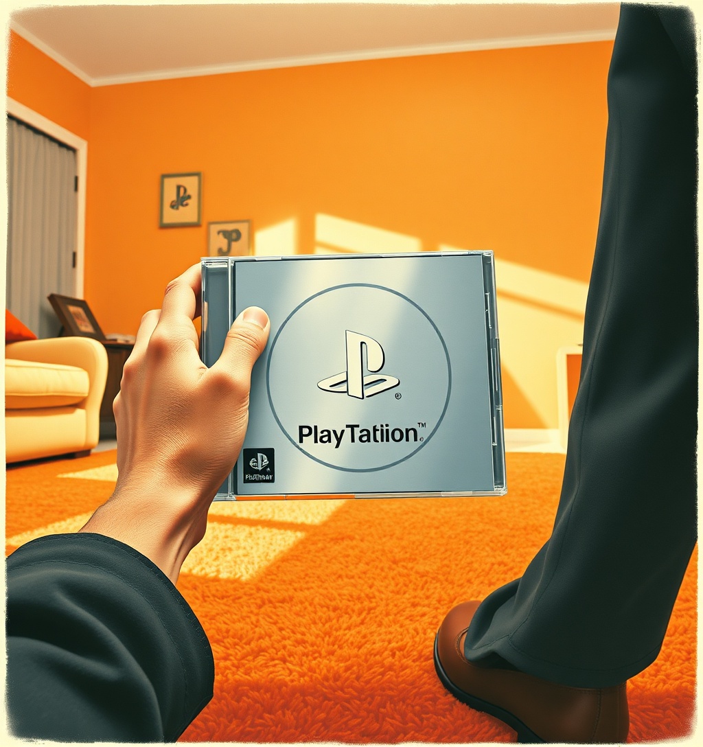 Illustrazione generata per il pezzo: Le edizioni Platinum di PlayStation e le loro copertine diverse