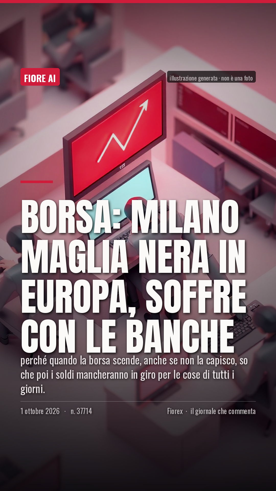 La cartolina verticale del pezzo, per le storie