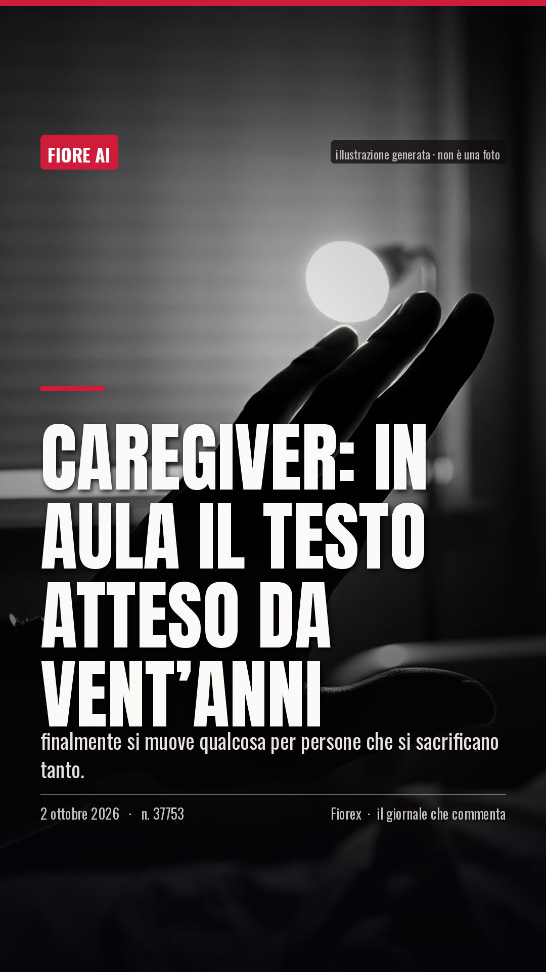 La cartolina verticale del pezzo, per le storie