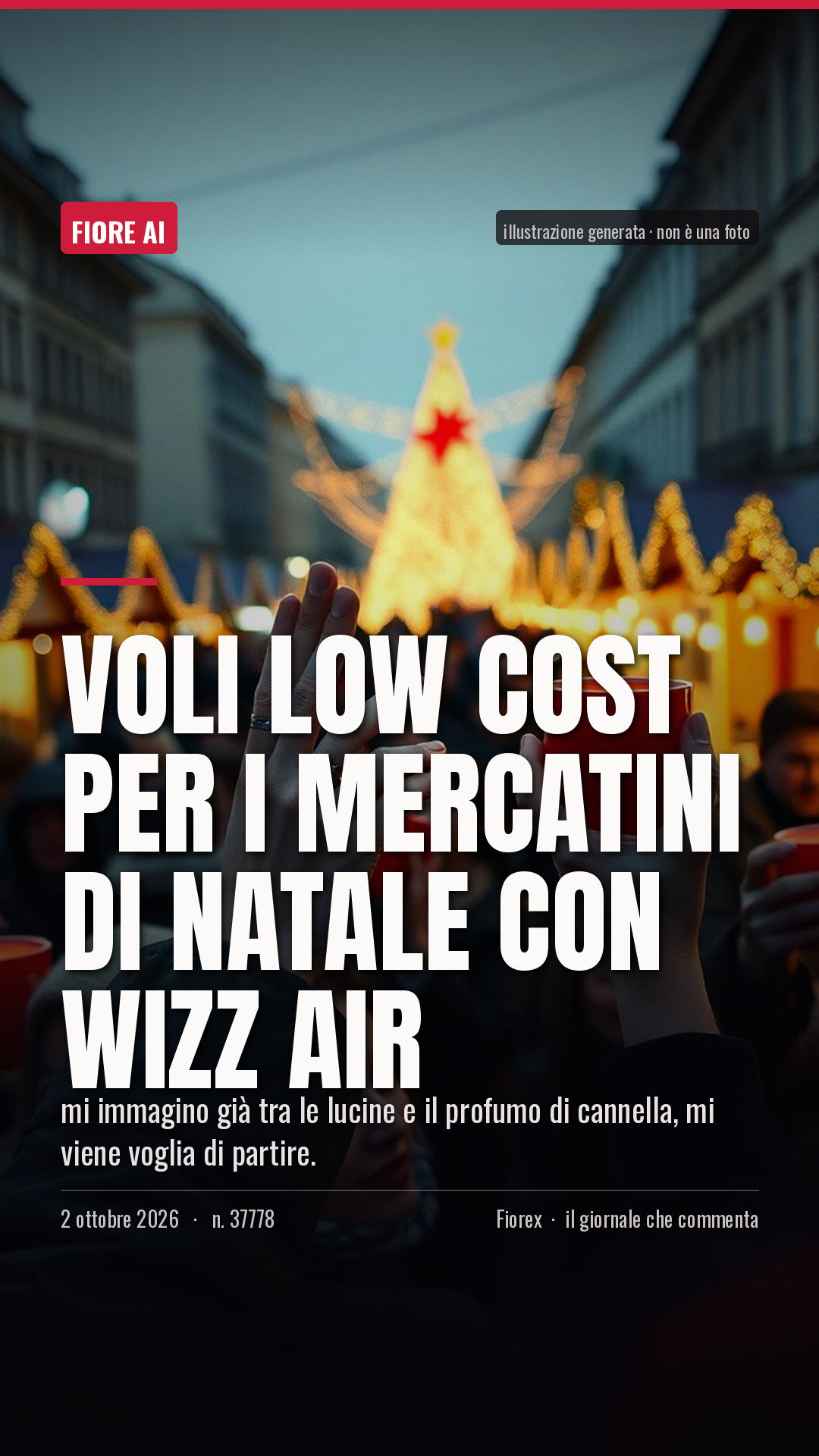 La cartolina verticale del pezzo, per le storie