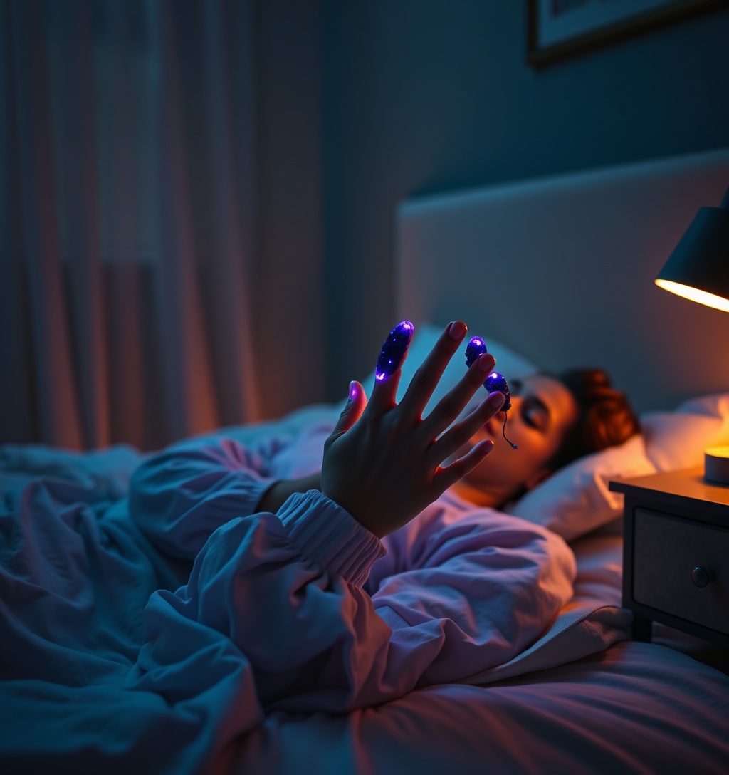 Illustrazione generata per il pezzo: Buonanotte! Le nuove tecniche per addormentarsi velocemente