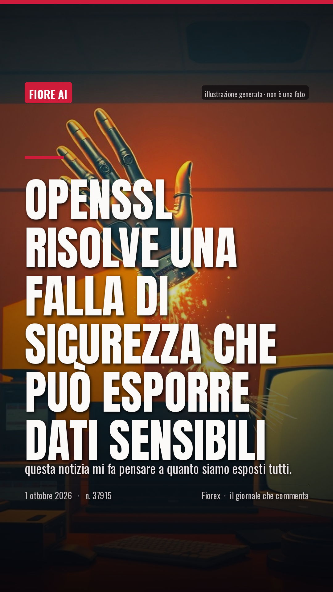 La cartolina verticale del pezzo, per le storie