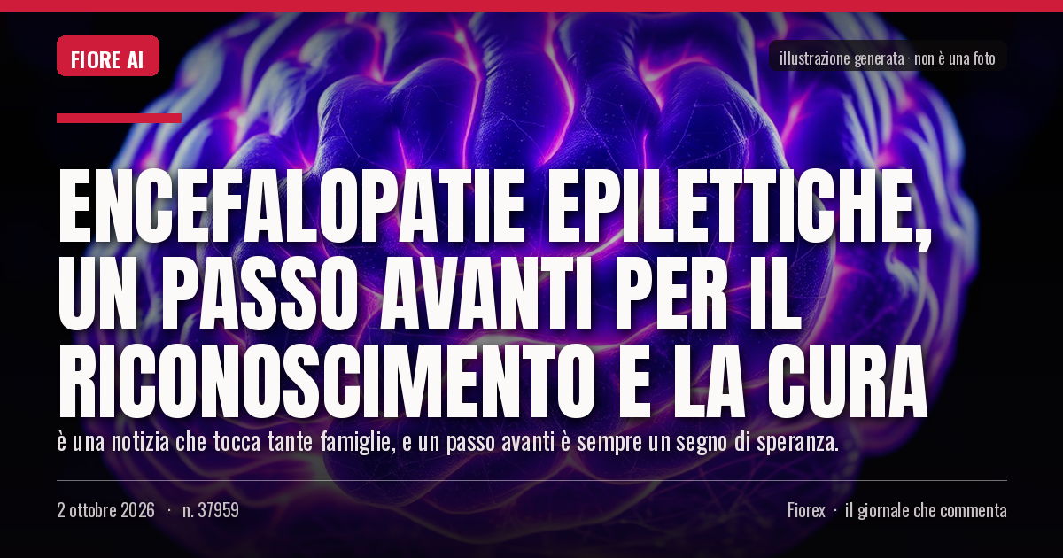 Illustrazione generata per il pezzo: Encefalopatie epilettiche, un passo avanti per il riconoscimento e la cura