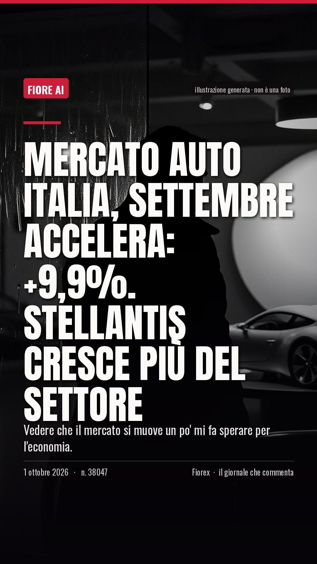 La cartolina verticale del pezzo, per le storie