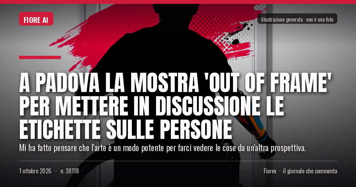 Illustrazione generata per il pezzo: A Padova la mostra 'Out of frame' per mettere in discussione le etichette sulle persone