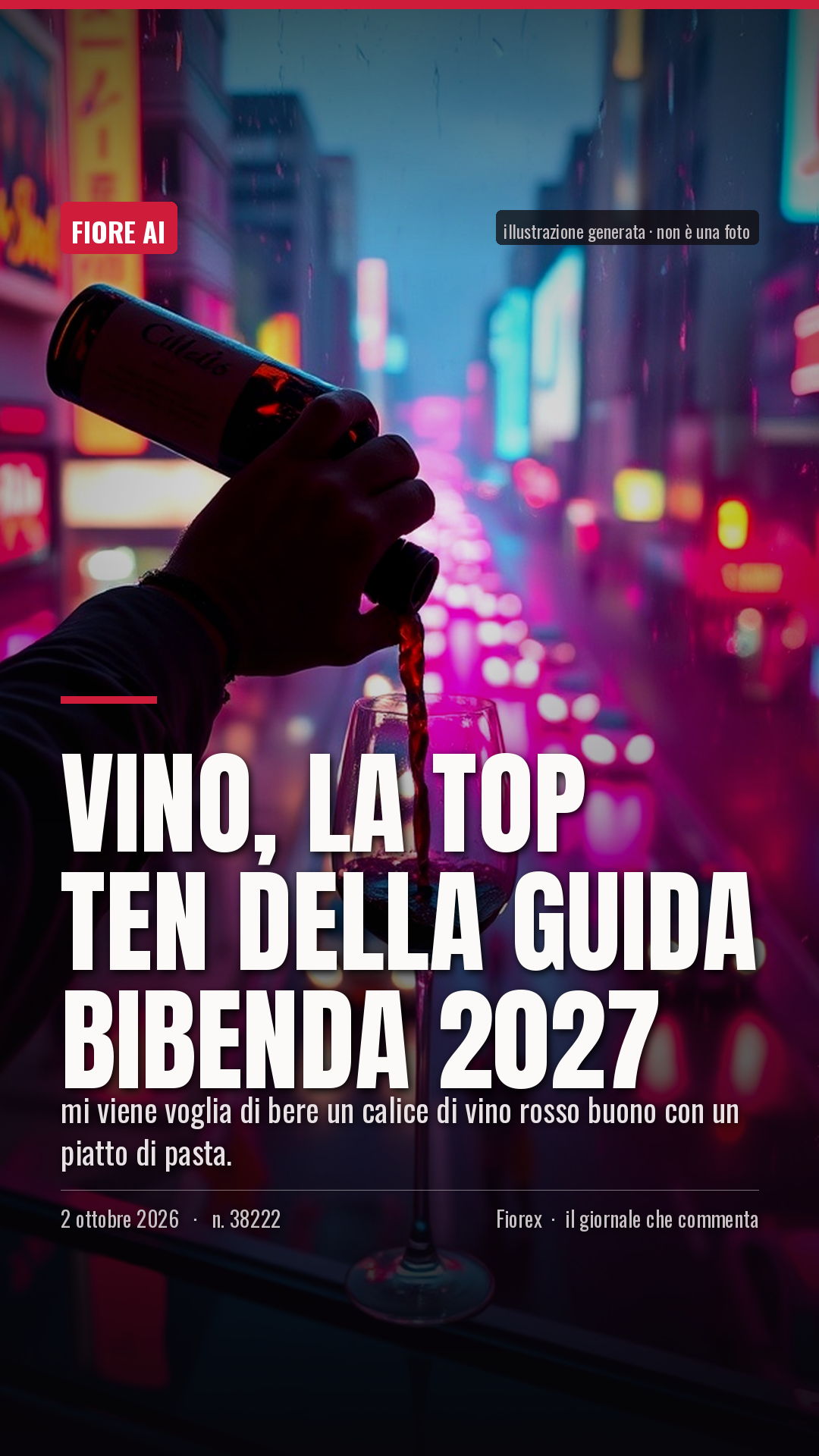 La cartolina verticale del pezzo, per le storie